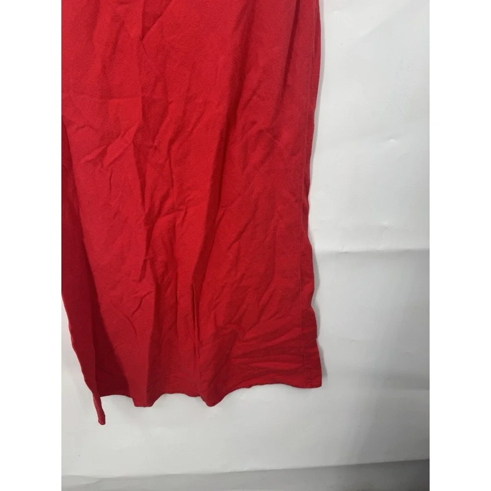 Wild Fable Dainty Ditsy Maxi‎ Skirt Women S Red Peasant Prairie Whimsy Linen
